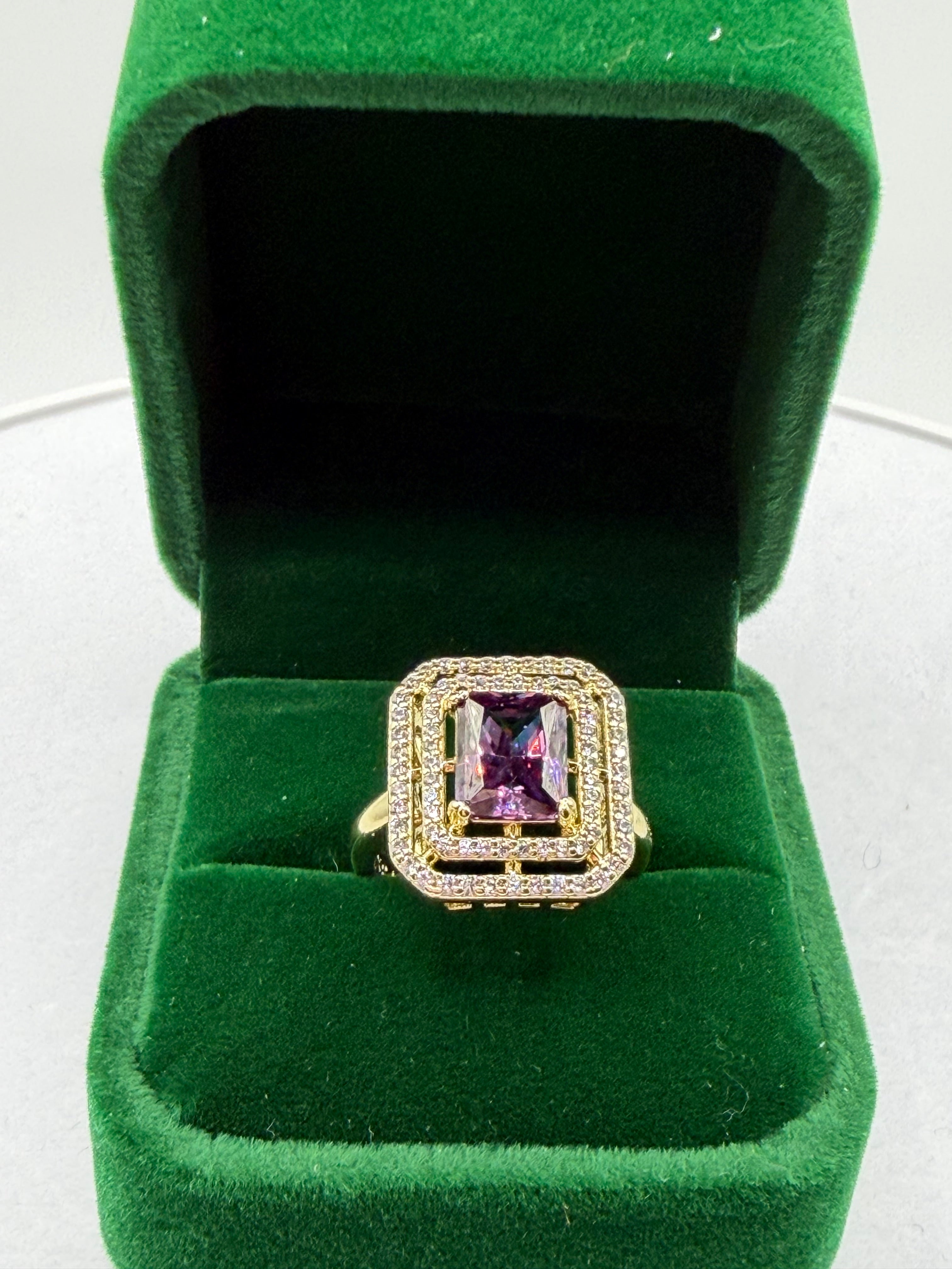 Purple ring size 7, 8