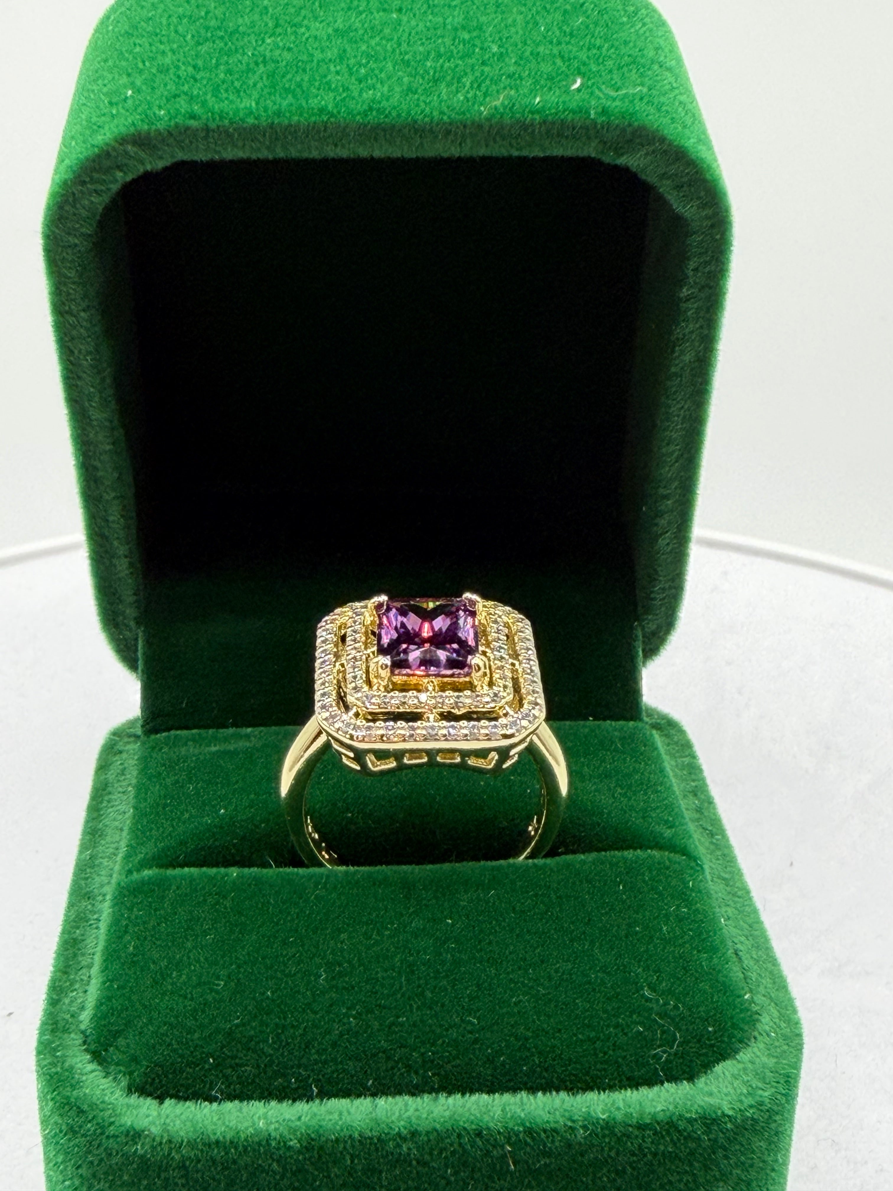 Purple ring size 7, 8