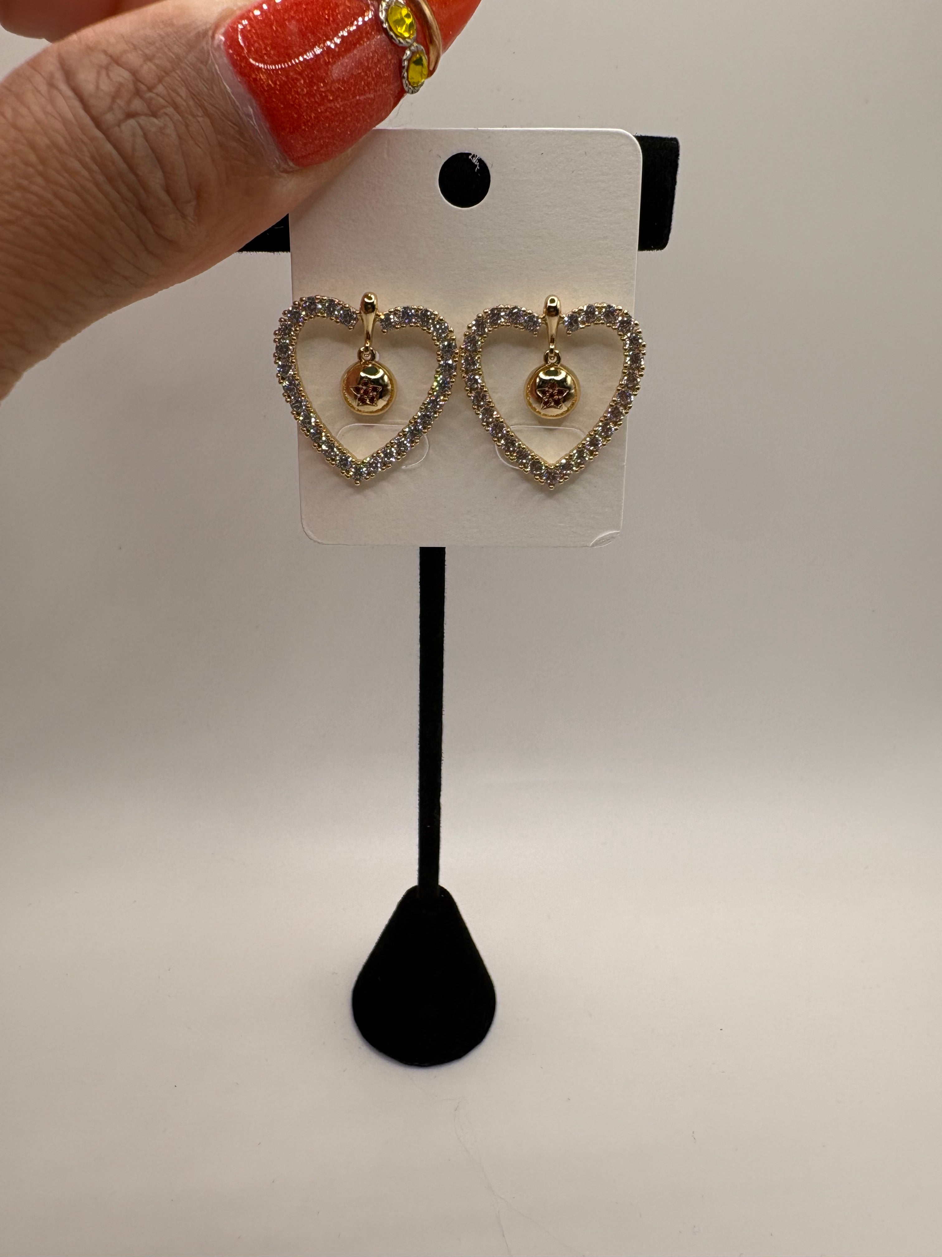 Heart earring